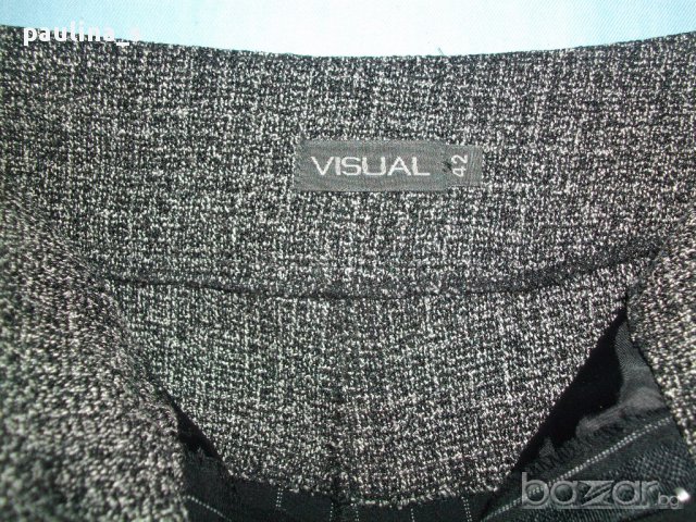 Дизайнерски бермуди ”Visual” design / голям размер , снимка 6 - Къси панталони и бермуди - 14901949