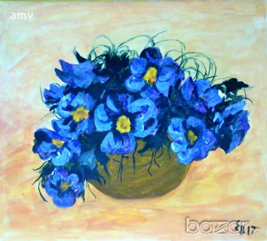 нова картина платно темперни бои в Картини в гр. Пещера - ID20493600 —  Bazar.bg