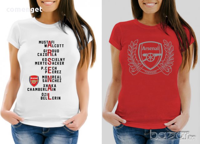 NEW! Дамски тениски ARSENAL FORWARD! Поръчай модел с ТВОЯ идея!
