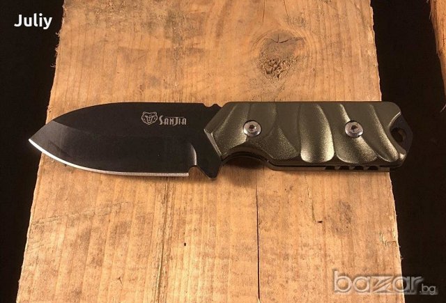 Малък нож с фиксирано острие - Sanjia K-612A , снимка 12 - Ножове - 20407941