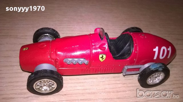 Ferrari ретро кола 11х5см-внос швеицария, снимка 2 - Антикварни и старинни предмети - 17622279