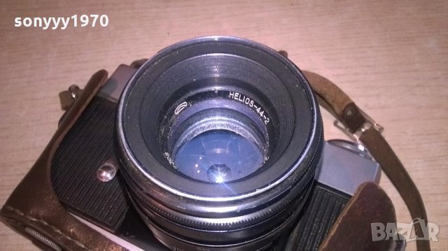 zenit b-made in ussr-ретро фотоапарат+кожен кобур, снимка 17 - Фотоапарати - 21759364