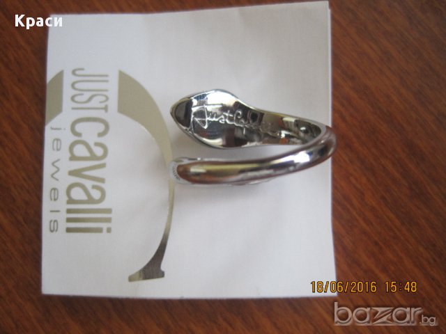 Оригинален нов пръстен Just Cavalli, снимка 6 - Пръстени - 17385180