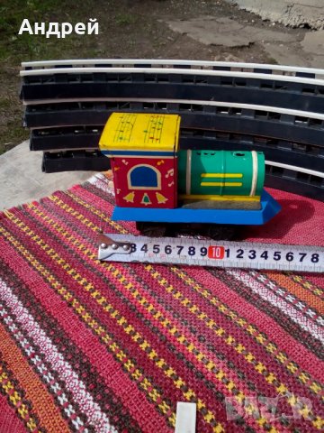 Стара играчка влакче, снимка 8 - Антикварни и старинни предмети - 24746378