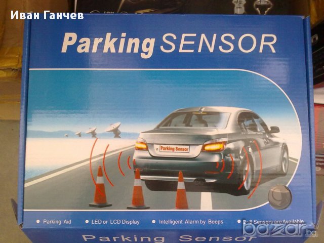 Парктроник системи с 4 датчика - и Led дисплей (черни и сиви датчици , снимка 2 - Аксесоари и консумативи - 14102318