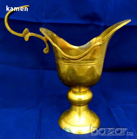 Кана месинг 16 см., снимка 2 - Антикварни и старинни предмети - 15069660