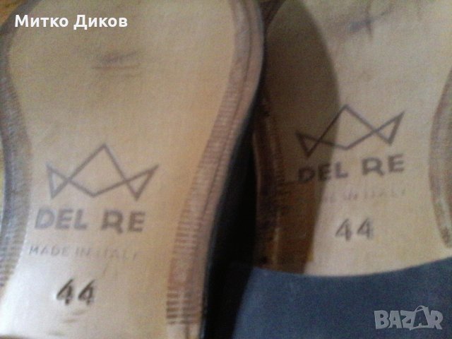Обувки DEL RE- PENNY LOAFER BLACK-№44 италиански нови-естествена кожа, снимка 6 - Официални обувки - 23445124
