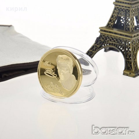 МОНЕТА ЕЛВИС ПРЕСЛИ, снимка 3 - Нумизматика и бонистика - 20264146