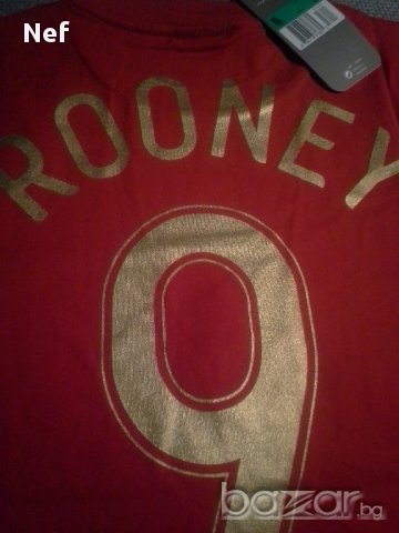 Нова тениска Nike England Rooney T-Shirt, оригинал, снимка 8 - Тениски - 15260058