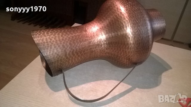 голяма ретро кана-мед/месинг-внос франция, снимка 6 - Колекции - 22600509