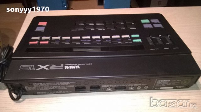 Yamaha rx15 digital rhytm programmer-made in japan-110v-от швеицария, снимка 4 - Ресийвъри, усилватели, смесителни пултове - 15127603