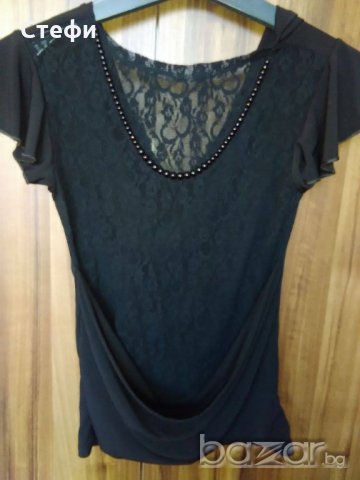 Блуза с дантелен гръб, снимка 4 - Тениски - 18323978