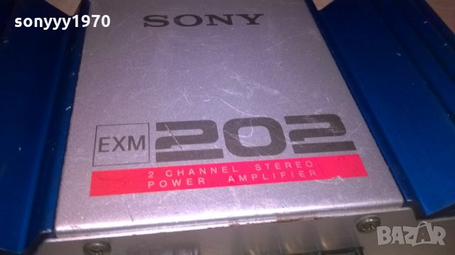 sony exm-202 power amplifier-made in japan-внос швеицария, снимка 4 - Аксесоари и консумативи - 23593310