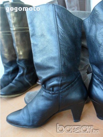 дамски 36 -37 кожени ботуши,100% естествена кожа, GOGOMOTO.BAZAR.BG , снимка 12 - Дамски ботуши - 13246371