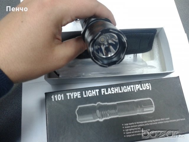 Фенерче с електрошок за прогонване на кучета и самозащита с зарядно , снимка 3 - Прожектори - 19905652