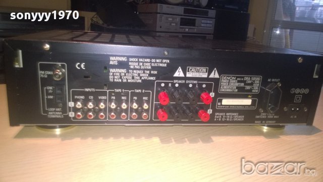 denon dra-585rd-stereo receiver-190watts-made in germany-внос швеицария, снимка 14 - Ресийвъри, усилватели, смесителни пултове - 9841168