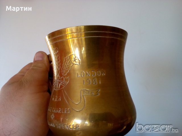 1933г. Масивна бронзова - Халба - 1 бр. ( 777952) , снимка 5 - Други стоки за дома - 18312465