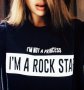 ПРОМО ЦЕНА! Дамски топ ROCK STAR принт! Поръчай модел С Твоя идея!, снимка 2