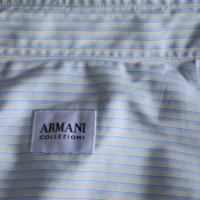 Armani Collezioni мъжка риза карирана, снимка 2 - Ризи - 23476050