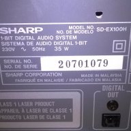 Sharp sd-ex100h cd/tuner rds/amplifier/aux-внос швеицария, снимка 8 - Ресийвъри, усилватели, смесителни пултове - 15661323