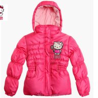 Ликвидация! Детско зимно яке Hello Kitty за 4 г., снимка 3 - Детски якета и елеци - 12141712