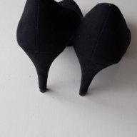 Велурени обувки, номер 40, снимка 4 - Дамски обувки на ток - 17574308