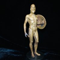 Бронзова статуетка на античен войн!!!, снимка 8 - Статуетки - 25652026