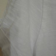 Бяла памучна тениска - М размер, снимка 4 - Тениски - 18204162
