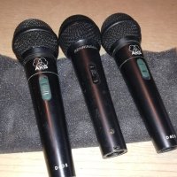akg & behringer & shure-profi microphone-175лв брои-внос швеицария, снимка 1 - Микрофони - 20275442