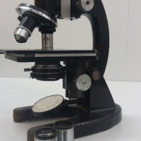 Старинен микроскоп WINKEL-ZEISS GOTTINGEN 61675 , снимка 6 - Антикварни и старинни предмети - 25631347