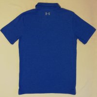 Under Armour НОВА оригинална поло тениска S UA синя фланелка с яка, снимка 5 - Спортни дрехи, екипи - 25314239