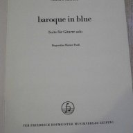 Книга "baroque in blue-Suite für Gitarre solo-A.Asriel"-8стр, снимка 2 - Специализирана литература - 15947901