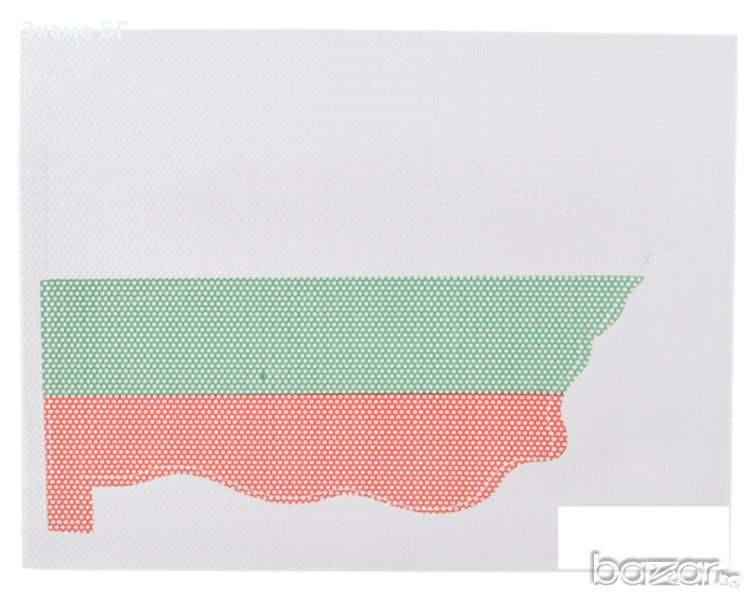 Фолио за стъкло с цветовете на българския трибагреник. , снимка 1