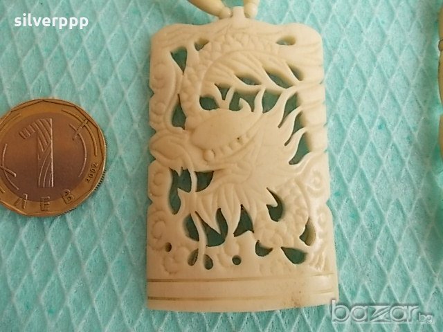  Накит от слонова кост - 1 , снимка 2 - Колиета, медальони, синджири - 21033949