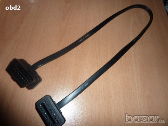 Кабел удължител Obd2 16pin Male to Female, лентов за Elm327, Autocom, Delphi и др., снимка 3 - Аксесоари и консумативи - 10437614