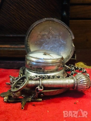 Джобен часовник от големият майстор часовникар през 17-ти век  James Markwick, снимка 9 - Антикварни и старинни предмети - 25398501