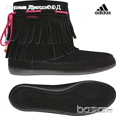 Adidas Neo Chill - дамски зимни обувки на платформа - черно, снимка 3 - Дамски боти - 15595194