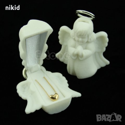 Ангел кутийка кутия за бижу колие пръстен обеци подарък рожден ден кръщене раждане и др, снимка 2 - Други - 22364641