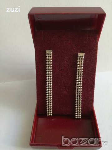 Сребърни  обеци - сребро проба 925, снимка 1