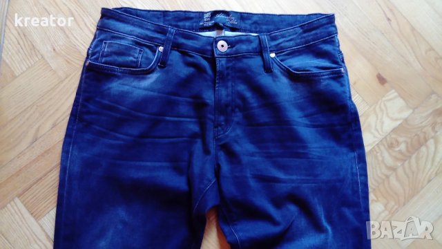  cars jeans оригинал размер 32 цвят тъмно сив мъжки дънки слим, снимка 3 - Дънки - 22293537