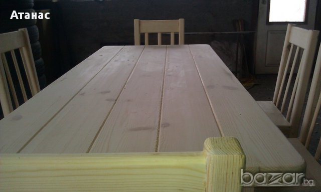 Кухненска маса с 6бр столове, снимка 4 - Маси - 10826007