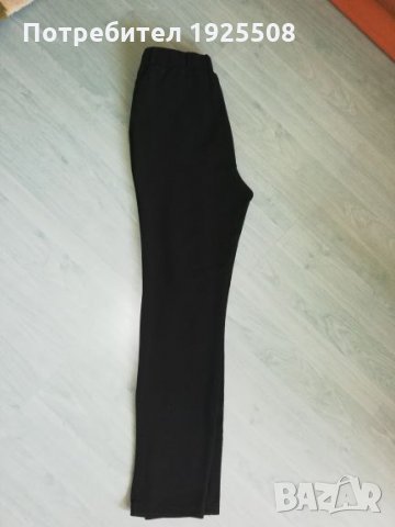 Дамски черен официален панталон с висока талия , снимка 3 - Панталони - 25746982
