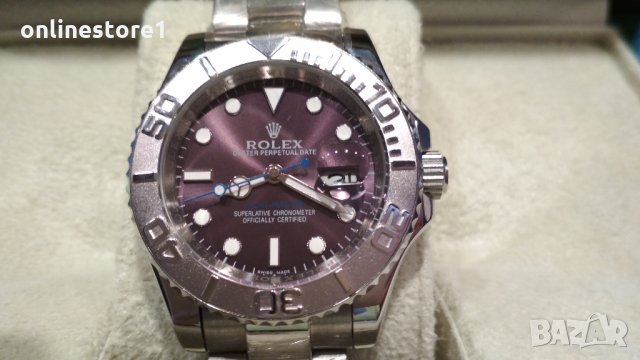 Ролекс / Rolex Yacht-Master Rhodium 40 мм, снимка 3 - Мъжки - 22478180