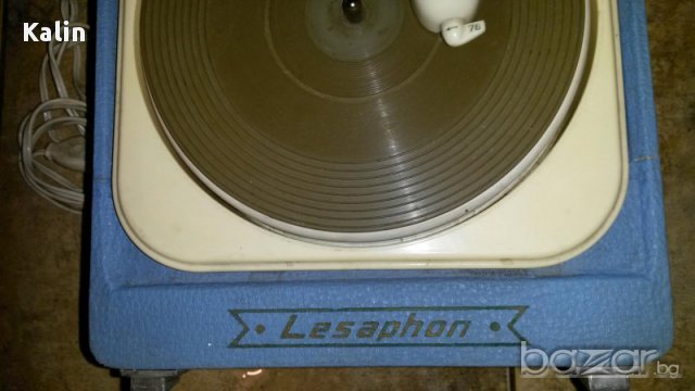 Италиански Ретро грамофон Lesa phone Perla, снимка 7 - Антикварни и старинни предмети - 11917084