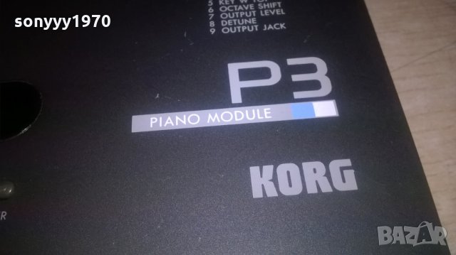 korg p3 piano module-tokyo japan-9v-внос швеицария, снимка 9 - Пиана - 23816635