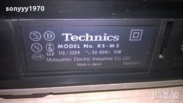 technics m5 deck-made in japan-внос швеицария, снимка 14 - Декове - 24496014