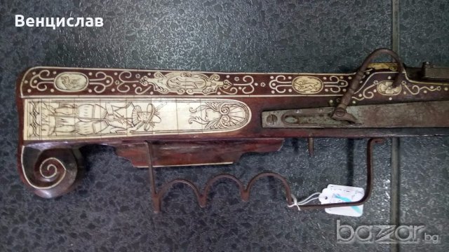 декоративна швейцарска пушка (мускет), снимка 7 - Антикварни и старинни предмети - 19242369