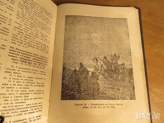 Стара православна библия - кратка илюстрована библия изд. 1949 г. 436 стр. стар и нов завет, снимка 6 - Антикварни и старинни предмети - 22171116