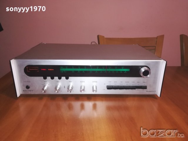 scott retro receiver-внос швеицария, снимка 6 - Ресийвъри, усилватели, смесителни пултове - 20936938