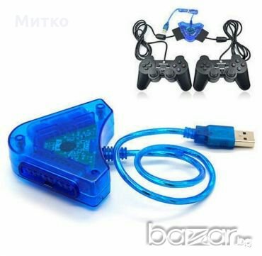 Playstation Адаптер -PS1 PS2 Psx to PC USB Controller Adapter, снимка 2 - PlayStation конзоли - 21366293